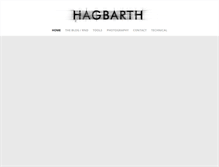 Tablet Screenshot of hagbarth.net